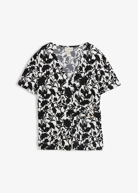 bedrucktes Shirt in weiß von vorne - bonprix