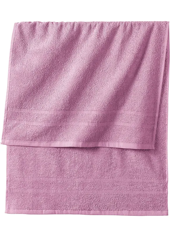 Baumwoll-Handtuch Deluxe in lila - bonprix