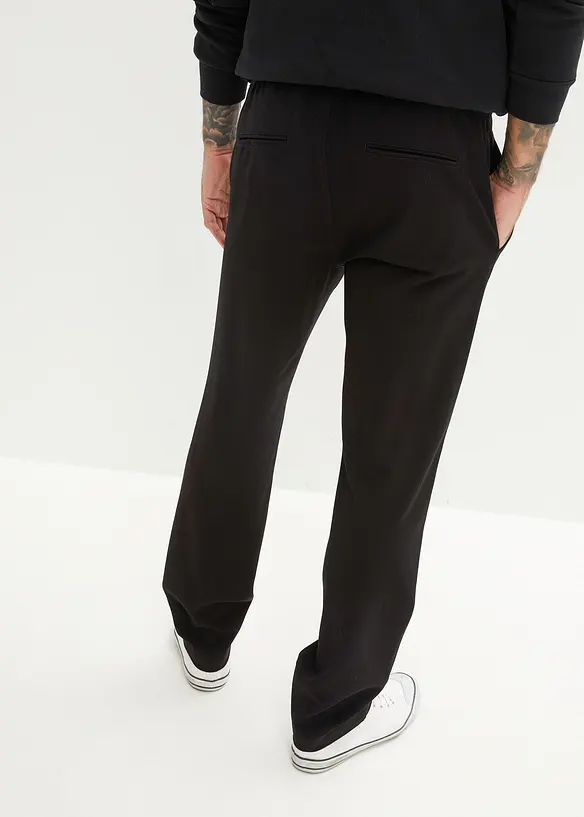 Relaxed Fit Schlupfhose, Straight in schwarz von hinten - bonprix