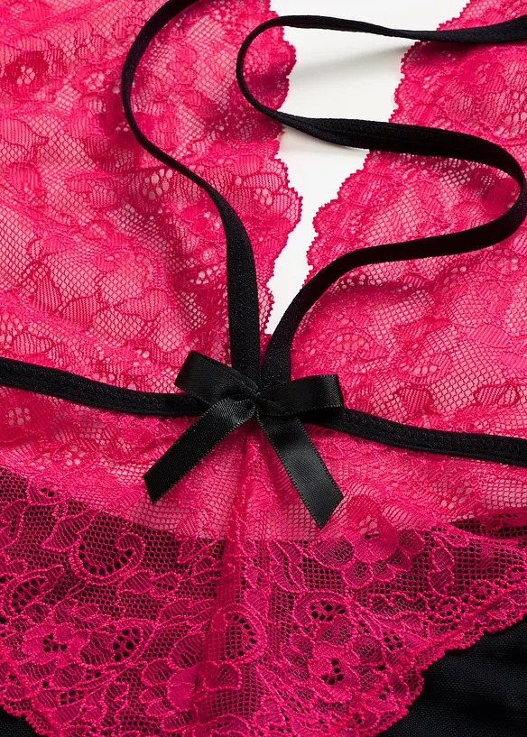 Stringbody ouvert in schwarz - bonprix