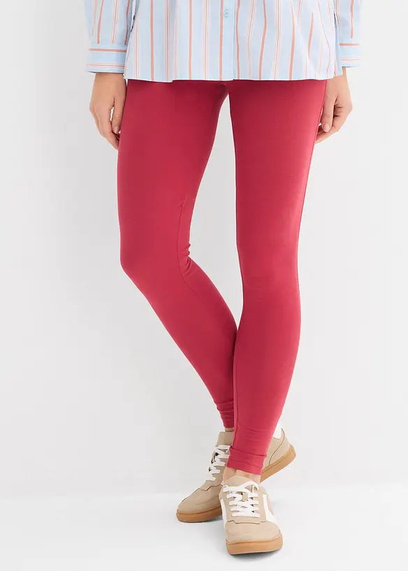 Leggings (2er Pack) in blau von vorne - bonprix
