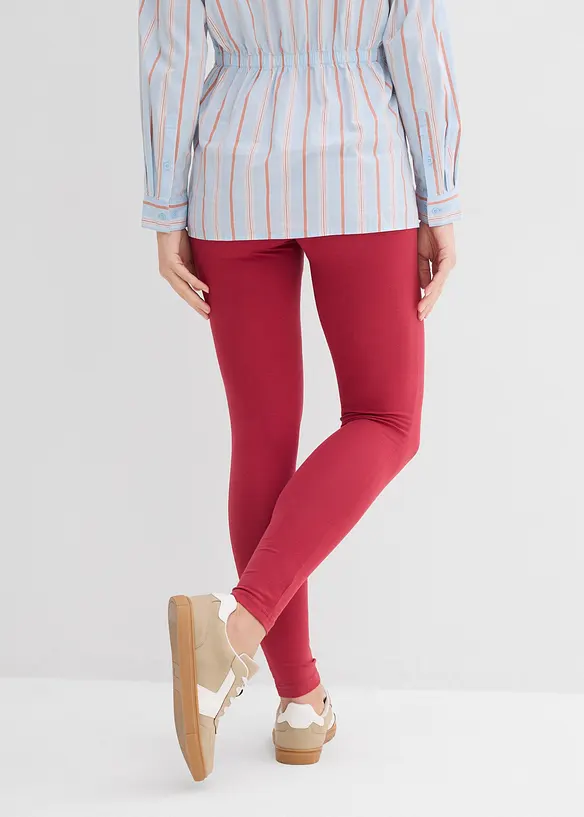 Leggings (2er Pack) in blau von hinten - bonprix