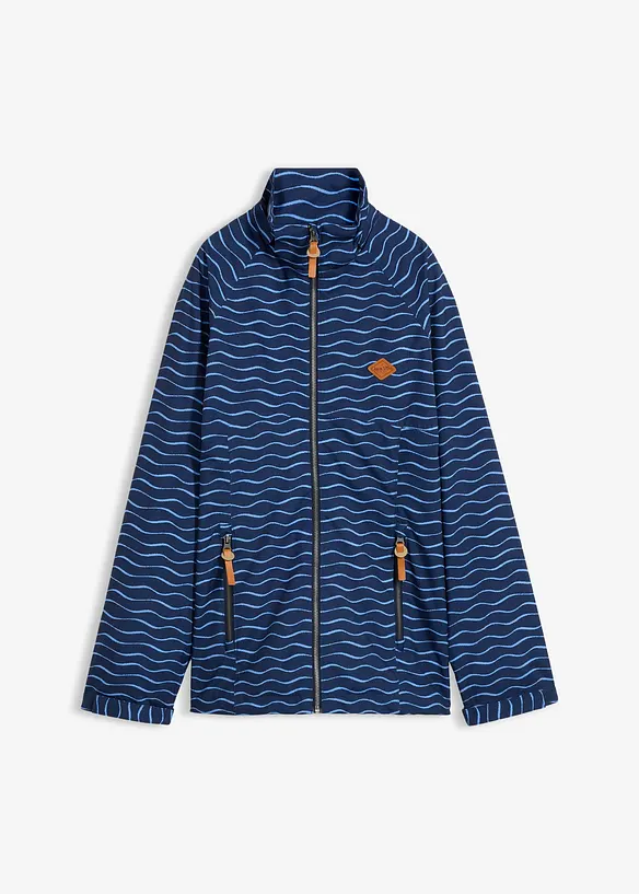 wasserdichte  Funktions-Jacke in blau von vorne - bonprix