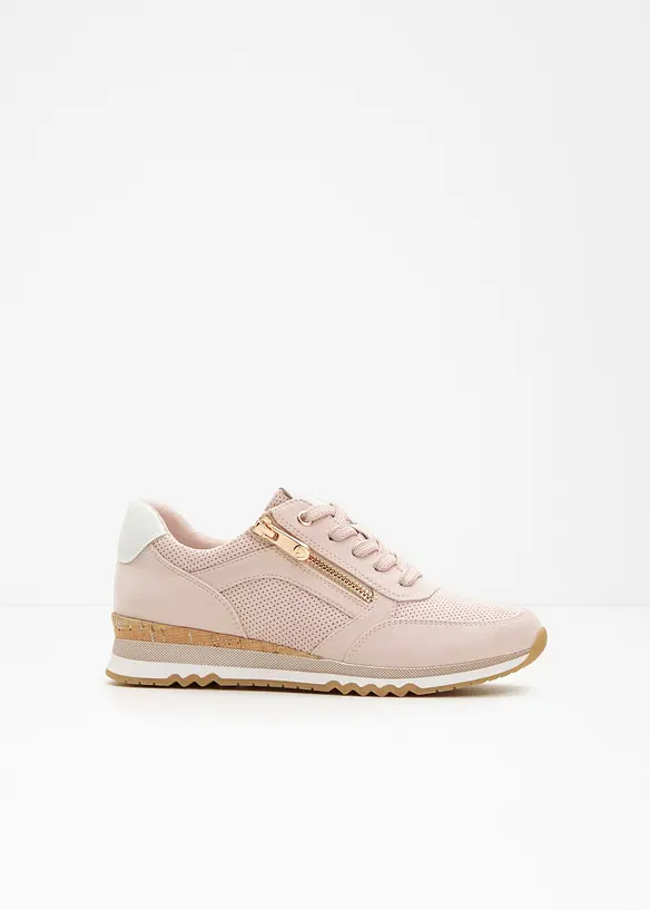 Marco Tozzi Sneaker mit Reißverschluss in rosa - Marco Tozzi