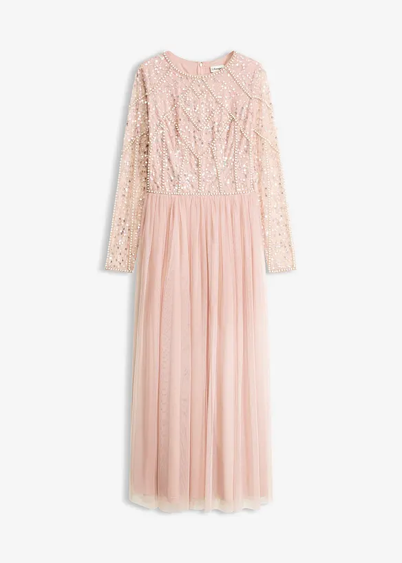 Abendkleid in rosa von vorne - bonprix Abendkleid in rosa von vorne - bonprix
