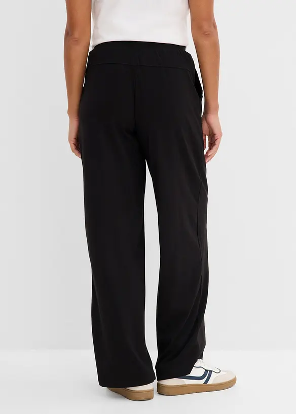 Jogginghose aus Baumwoll-Mix in schwarz von hinten - bonprix Jogginghose aus Baumwoll-Mix in schwarz von hinten - bonprix