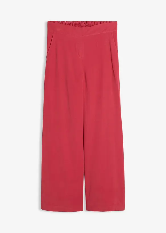 Palazzo-Hose aus Viskose-Mix in rot von vorne - bonprix Palazzo-Hose aus Viskose-Mix in rot von vorne - bonprix