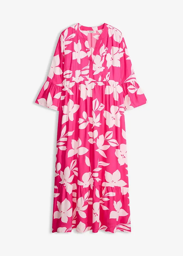 Maxikleid in pink von vorne - bonprix