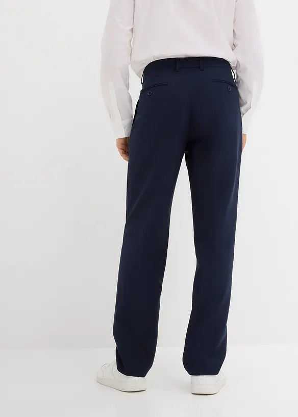 Baukasten-Anzugshose in Regular Fit in blau von hinten - bonprix