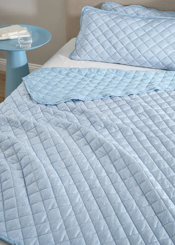 Kühlendes Plaid in blau (Ambiente) - bonprix