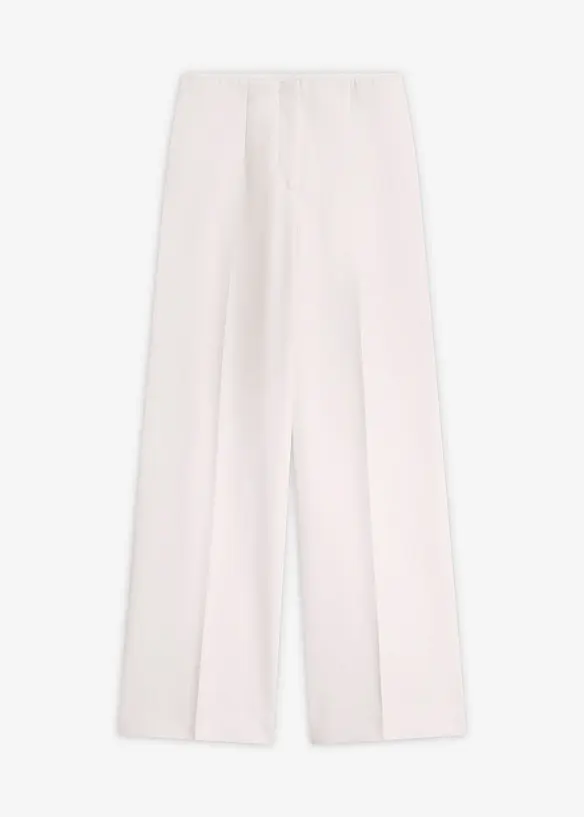 Marlenehose in weiß von vorne - bonprix Marlenehose in weiß von vorne - bonprix