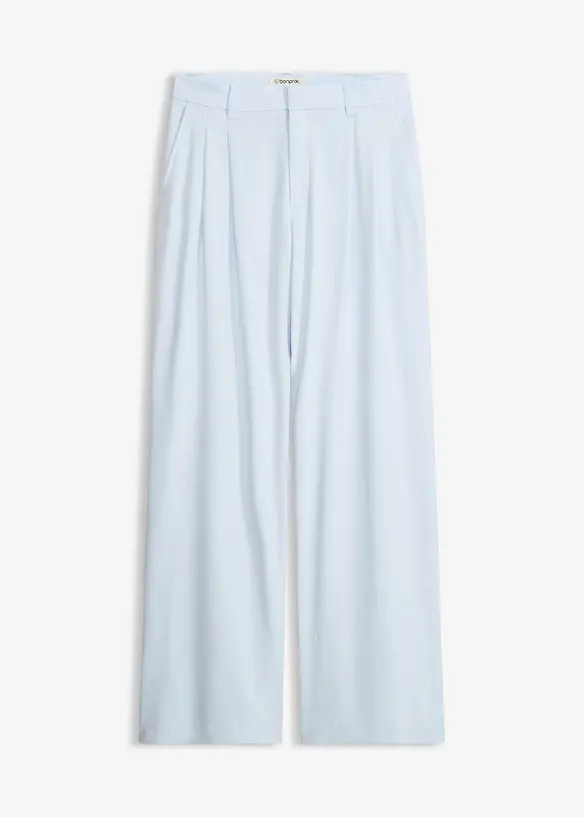 Marlenehose in blau von vorne - bonprix Marlenehose in blau von vorne - bonprix