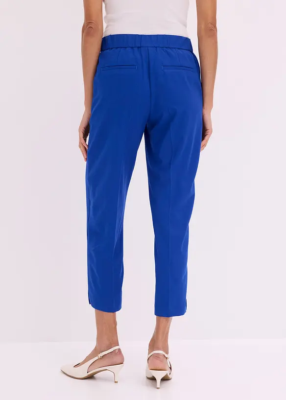 3/4-Hose aus softem Viskose-Mix in blau von hinten - bonprix 3/4-Hose aus softem Viskose-Mix in blau von hinten - bonprix