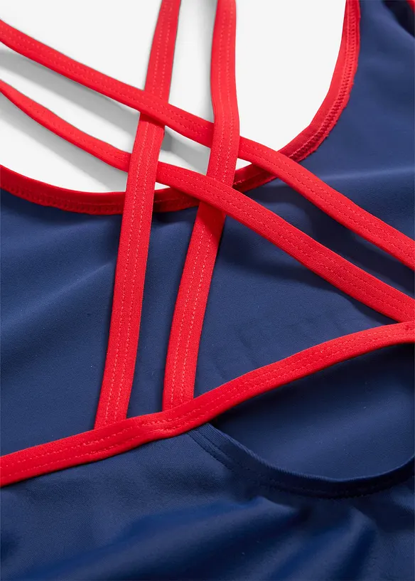 Badeanzug in blau - bonprix