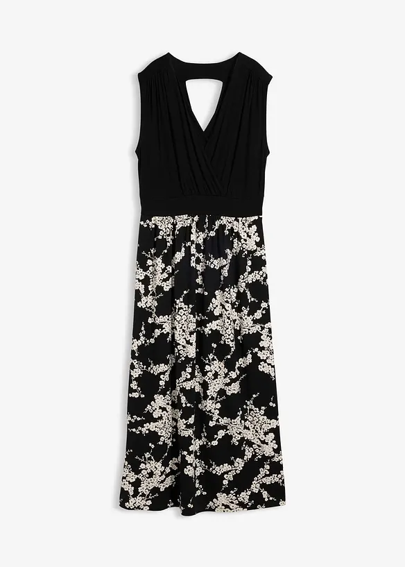 Jerseykleid aus softem Viskose-Mix in schwarz von vorne - bonprix Jerseykleid aus softem Viskose-Mix in schwarz von vorne - bonprix