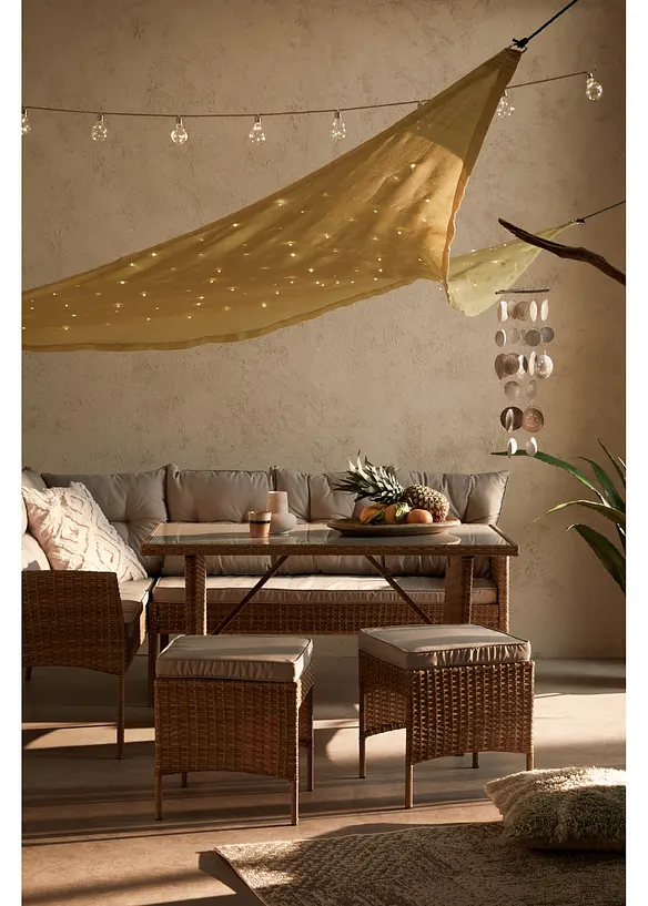 Boltze Windspiel mit Capizmuscheln in braun (Ambiente) - Boltze Home Collections