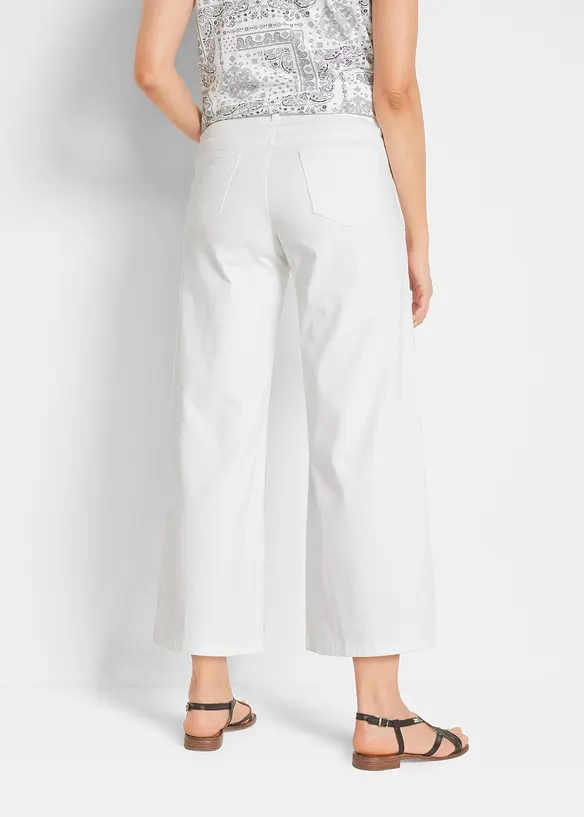Culotte Mid Waist, (2er-Pack) in blau von hinten - bonprix