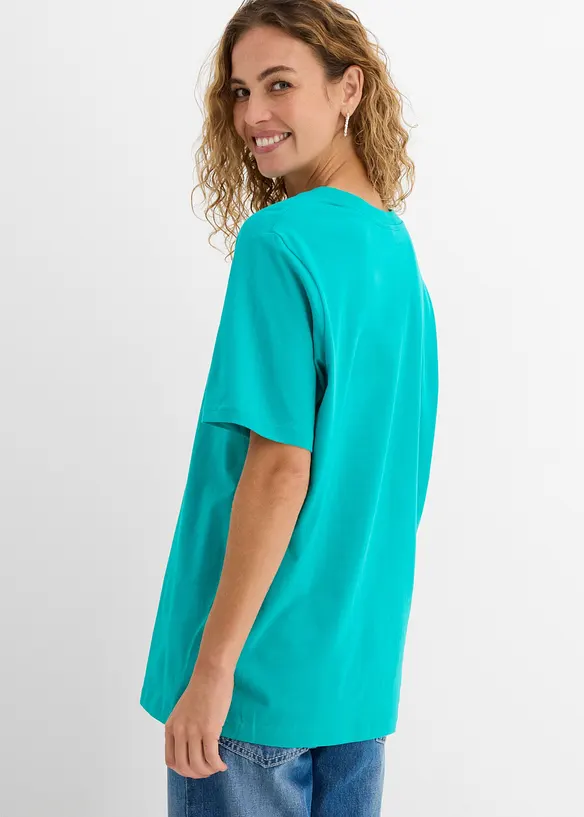Longshirt (5er Pack) in grün von hinten (im Anschnitt) - bonprix