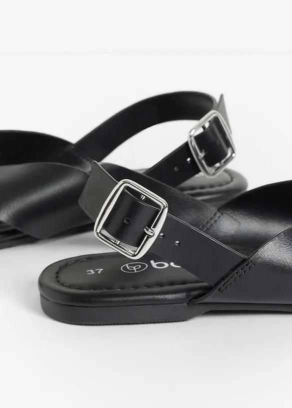 Sandalen in schwarz - bonprix
