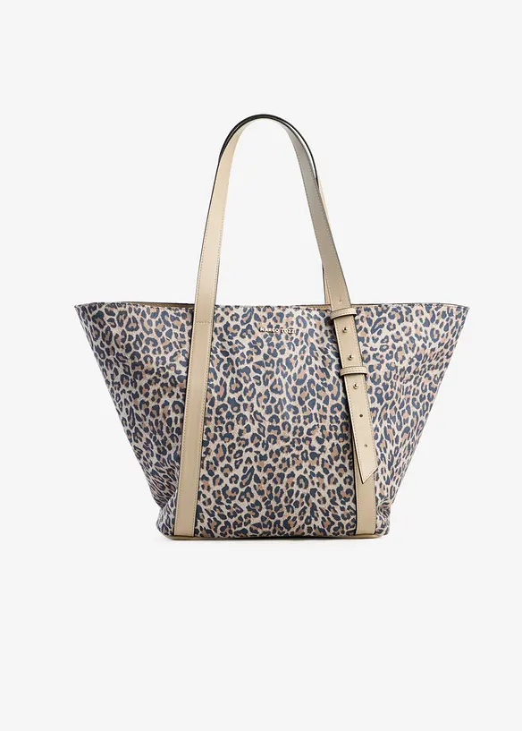 Marco Tozzi Shopper in beige von vorne - Marco Tozzi