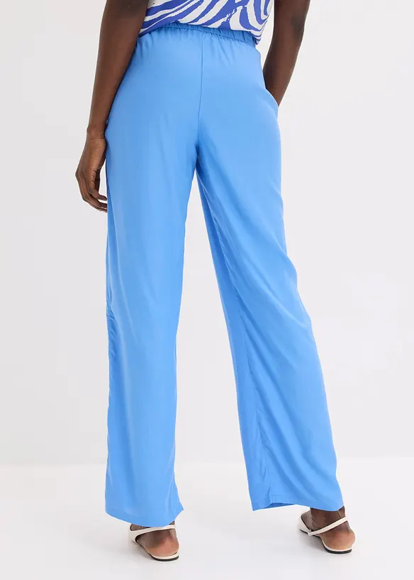 Viskose Schlupfhose in blau von hinten - bonprix Viskose Schlupfhose in blau von hinten - bonprix