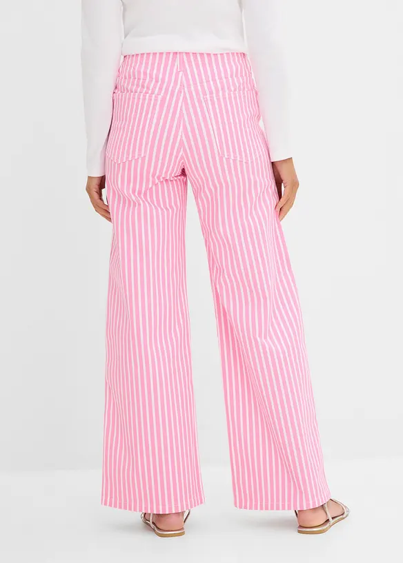 Twillhose aus elastischem Baumwoll-Mix in rosa von hinten - bonprix Twillhose aus elastischem Baumwoll-Mix in rosa von hinten - bonprix