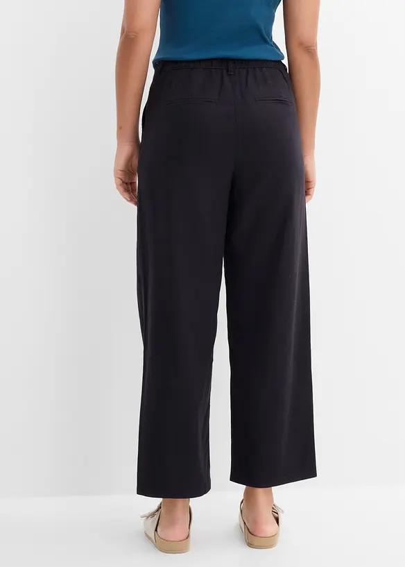 Barrel-Hose aus Viskose-Mix in schwarz von hinten - bonprix Barrel-Hose aus Viskose-Mix in schwarz von hinten - bonprix