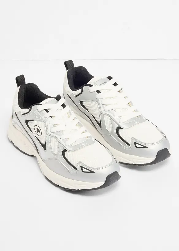 Tom Tailor Chunky Sneaker mit leichter Sohle in weiß - Tom Tailor