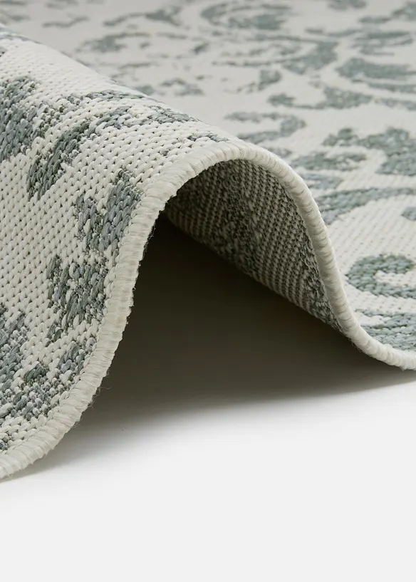 In-und Outdoor Teppich mit orientalischer Musterung in blau (Detailaufnahme) - bonprix