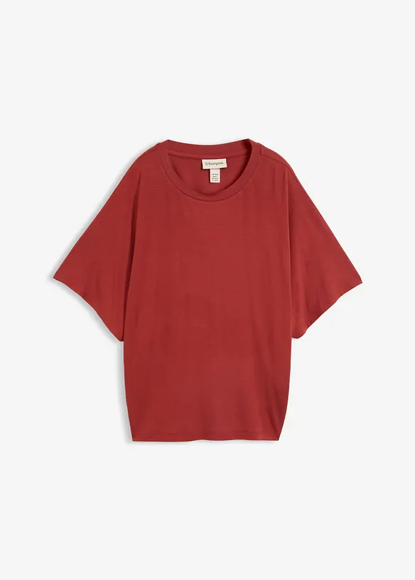 T-Shirt aus softem Viskose-Mix in rot von vorne - bonprix T-Shirt aus softem Viskose-Mix in rot von vorne - bonprix