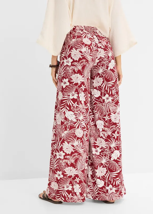 Marlenehose aus Viskose-Mix in rot von hinten - bonprix Marlenehose aus Viskose-Mix in rot von hinten - bonprix