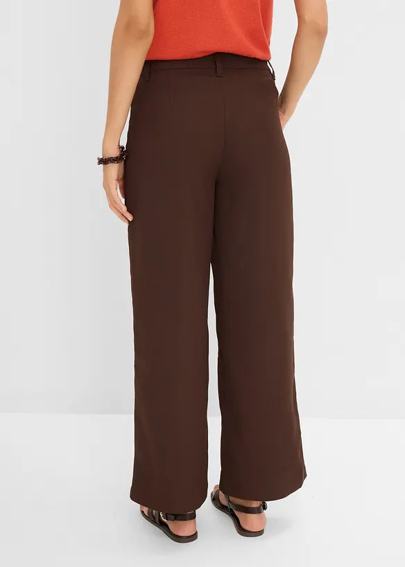 Verkürzte sommerliche Hose in braun von hinten - bonprix Verkürzte sommerliche Hose in braun von hinten - bonprix