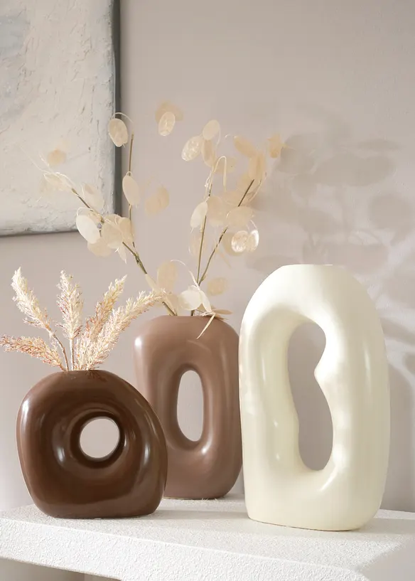 Vasen Set (3-tlg. Set) in beige (Ambiente) - bonprix