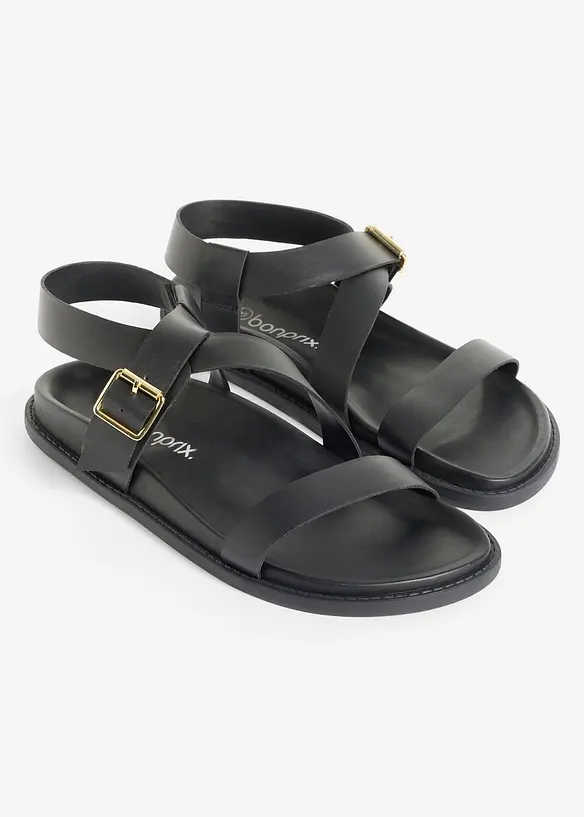 Sandalen in schwarz - bonprix