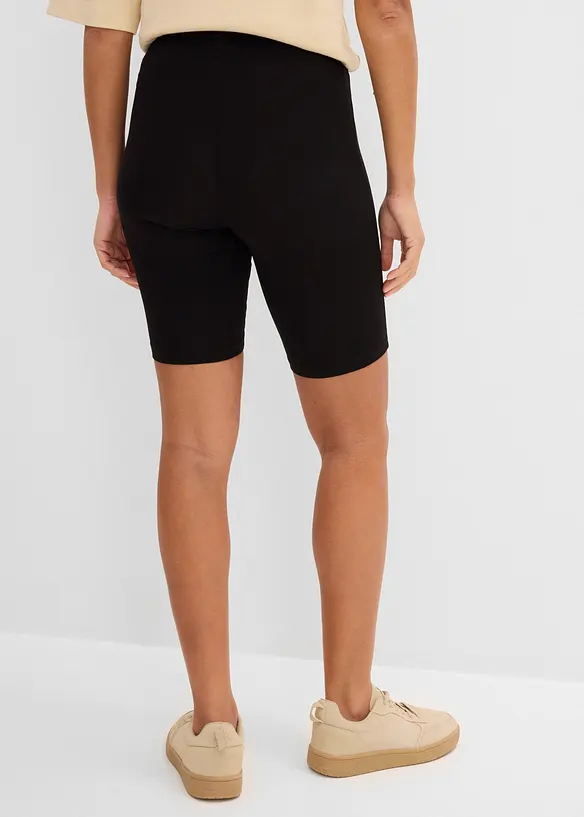 Radlerhose (2er-Pack) in weiß von hinten - bonprix Radlerhose (2er-Pack) in weiß von hinten - bonprix