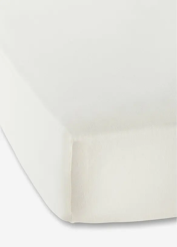Jersey 40cm Spannbettlaken in beige - bonprix