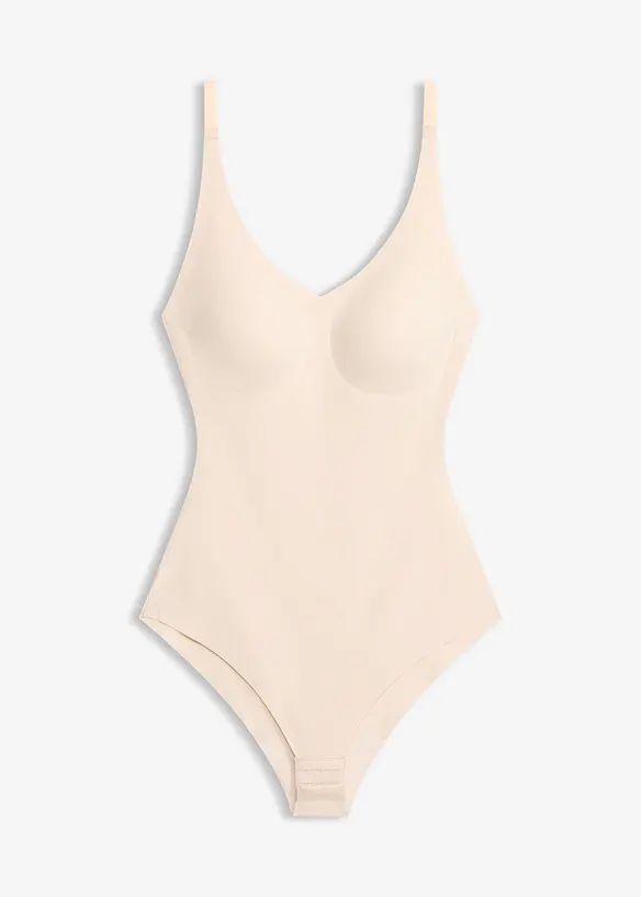 Ultra Light Shape Body mit wattierten Cups in beige von vorne - bonprix