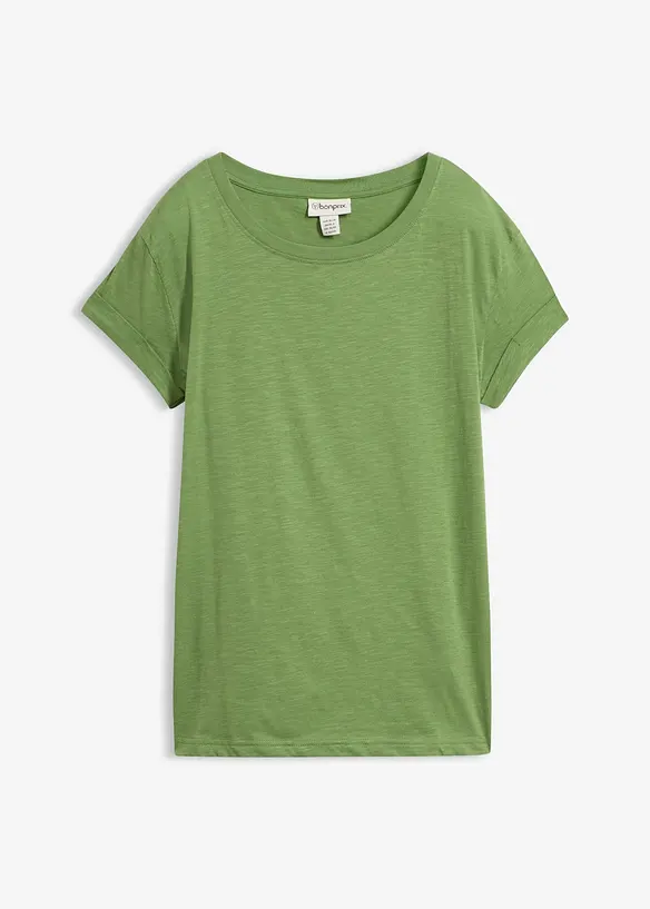 Boxy-Shirt in grün von vorne - bonprix Boxy-Shirt in grün von vorne - bonprix