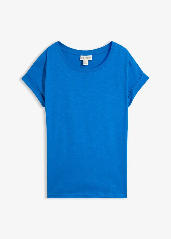 Boxy-Shirt in blau von vorne - bonprix Boxy-Shirt in blau von vorne - bonprix