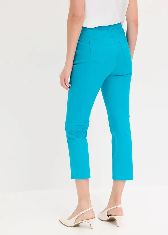 7/8 Schlupfhose mit Stretch in blau von hinten - bonprix 7/8 Schlupfhose mit Stretch in blau von hinten - bonprix