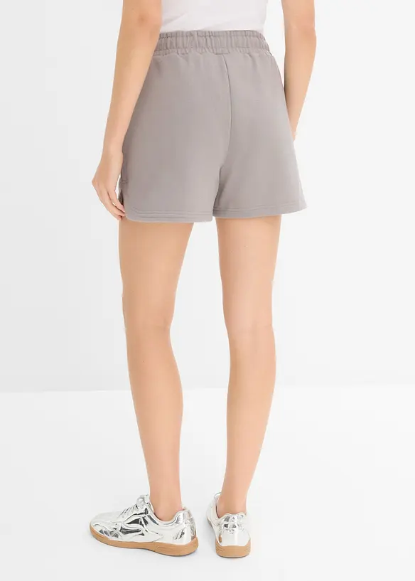 Sweat-Shorts aus reiner Bio-Baumwolle in grau von hinten - bonprix Sweat-Shorts aus reiner Bio-Baumwolle in grau von hinten - bonprix
