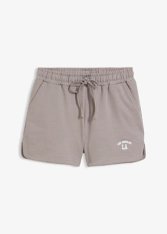 Sweat-Shorts aus reiner Bio-Baumwolle in grau von vorne - bonprix Sweat-Shorts aus reiner Bio-Baumwolle in grau von vorne - bonprix