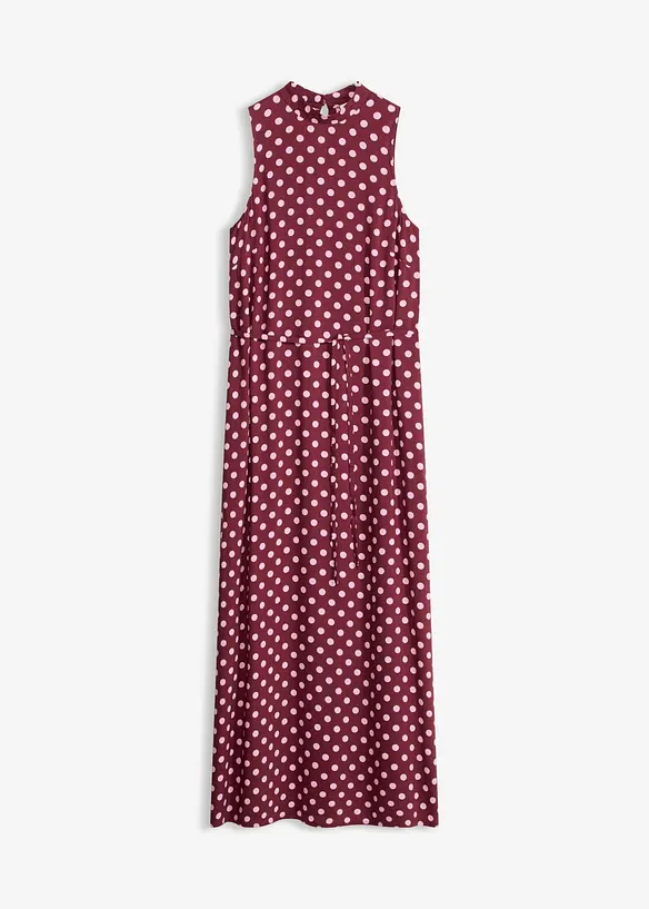 Maxikleid aus fließender Viskose in rot von vorne - bonprix Maxikleid aus fließender Viskose in rot von vorne - bonprix