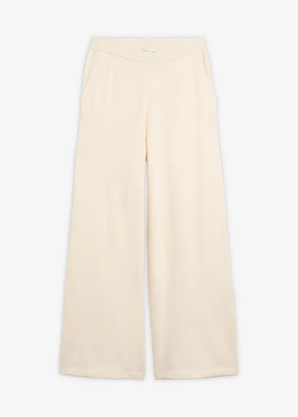 Culotte aus sommerlichem Strick in weiß von vorne - bonprix Culotte aus sommerlichem Strick in weiß von vorne - bonprix