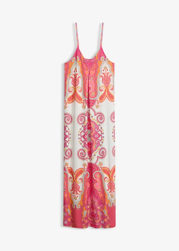 Maxikleid aus softem Viskose-Mix in beige von vorne - bonprix Maxikleid aus softem Viskose-Mix in beige von vorne - bonprix