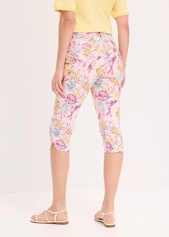 Capri-Hose in rosa von hinten - bonprix