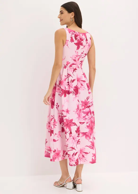 Kleid mit weitem Rock in rosa von hinten (Totalaufnahme) - bonprix Kleid mit weitem Rock in rosa von hinten (Totalaufnahme) - bonprix