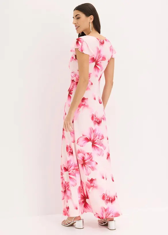 Maxikleid in rosa von hinten (Totalaufnahme) - bonprix Maxikleid in rosa von hinten (Totalaufnahme) - bonprix