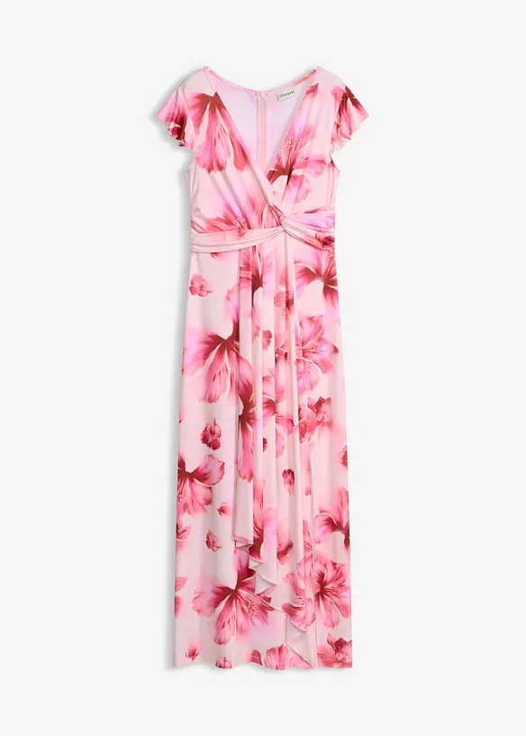 Maxikleid in rosa von vorne - bonprix Maxikleid in rosa von vorne - bonprix