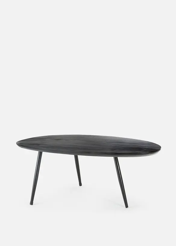 Couchtisch in schwarz von vorne - bonprix